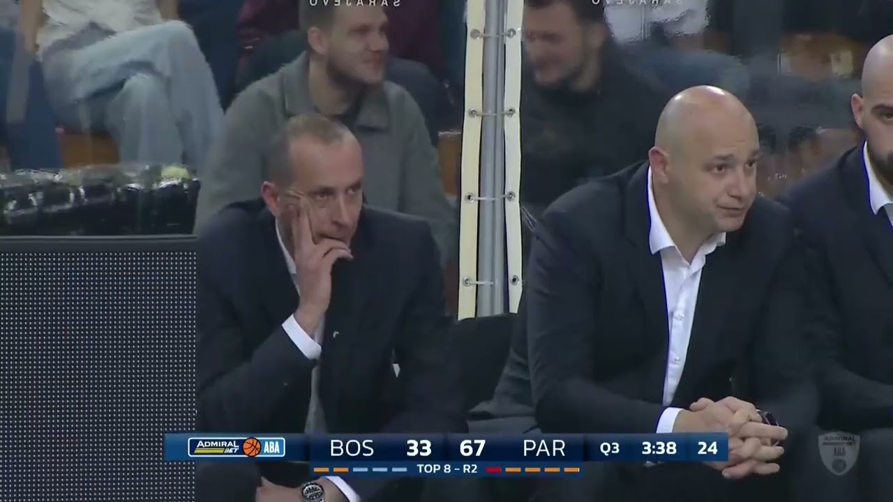 AdmiralBet ABA League 2025/26, ext. HL, Top 8 | R2: Bosna BH Telecom - Partizan Mozzart Bet (8.3.26)