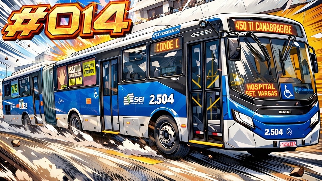 #014 - Muitos ônibus na Avenida Guararapes - Centro do Recife