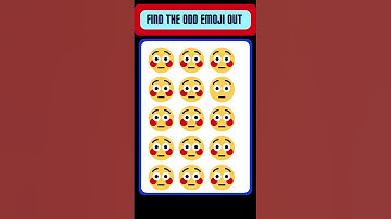 Find the Odd emoji out||Memory test challenge||Emoji challenge #shots