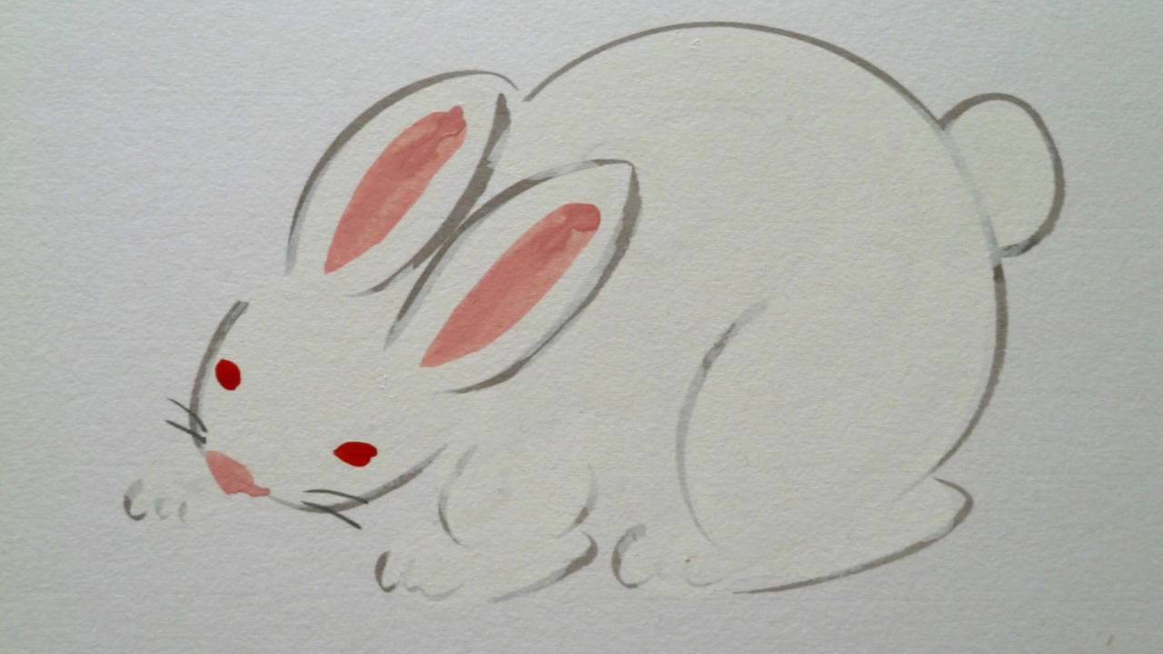 かんたん うさぎの描き方 解説 How To Draw Rabbit Explanation Youtube