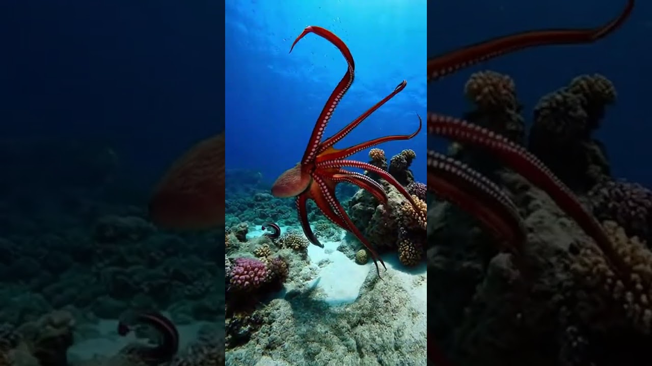Giant Octopus Spirals in the Abyss 