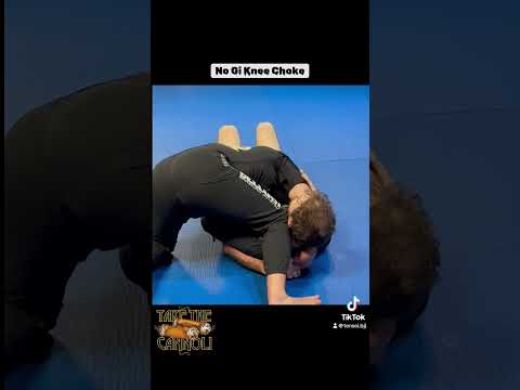 No Gi Knee Choke : The Big Cannoli.   Check out the whole video too.  #bjj #tenseijj #nogijiujitsu