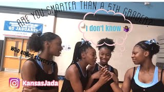 Are You Smarter Than A 5th Grader  Cheerleader Edition