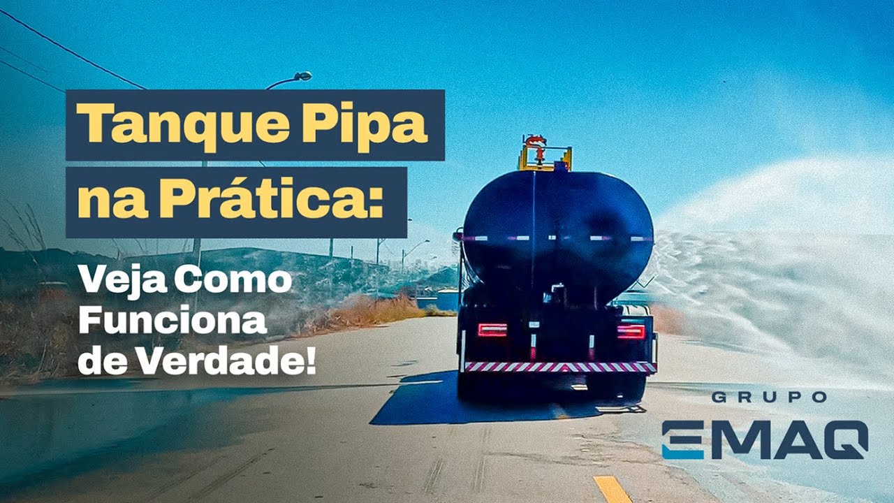 Tanque Pipa EMAQ - Mostramos como funciona na prática