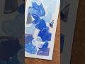 💙🤍#art#diy#craft #trendingshorts#artist#creative #heart#blue#acrylic#cards #drawing#painting#crafy