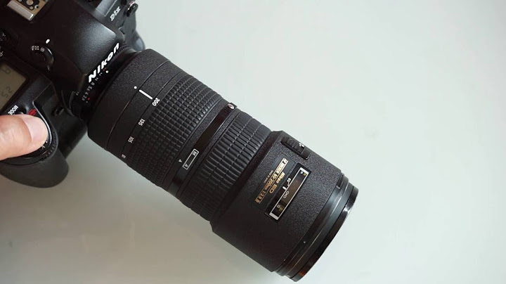 Lens nikon af 80-200mm f2.8 d ed đánh giá
