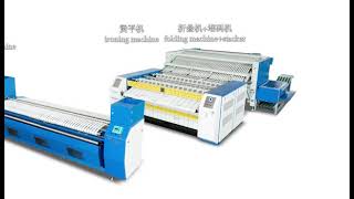 FlyingFish Laundry | Full Set Sheet Processing Line (Feeder + Ironer + Folder + Stacker)