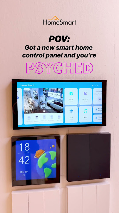Aqara Smart Home Control Panel S1 Plus  #interiordesign #apple #home  #automation