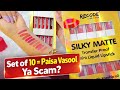 😳 Set of 10 Lipsticks 😳 Paisa Vasool Ya Scam? Honest Review!🤔👄