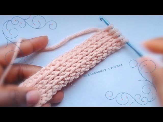 Strong Crochet Strap; How to Thermal Stitch ・ClearlyHelena