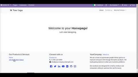 Website Job Application Process Odoo App
