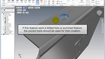 Direct Editing in the Sheet Metal Environment