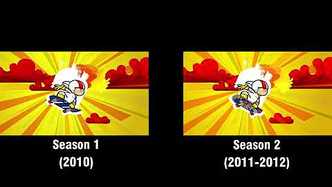 Kick Buttowski Intro Comparison (2010-2012)