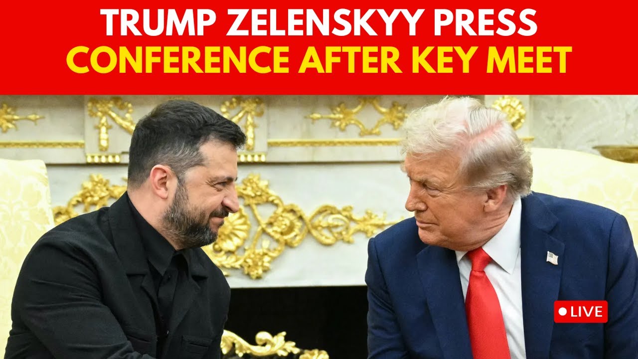 LIVE | Trump And Zelenskyy Hold Press Conference After Key Meet | Russia Ukraine War