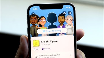 How To Connect Bitmoji To Snapchat! (2021)