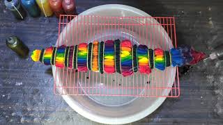 GRADIENT Oval Tie Dye Tutorial (easy steps)