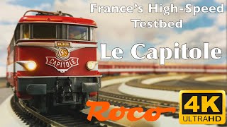 Shortline Histories: France’s Le Capitole, Semi High Speed Train. DCCing a 30 year-old HO Roco 43563