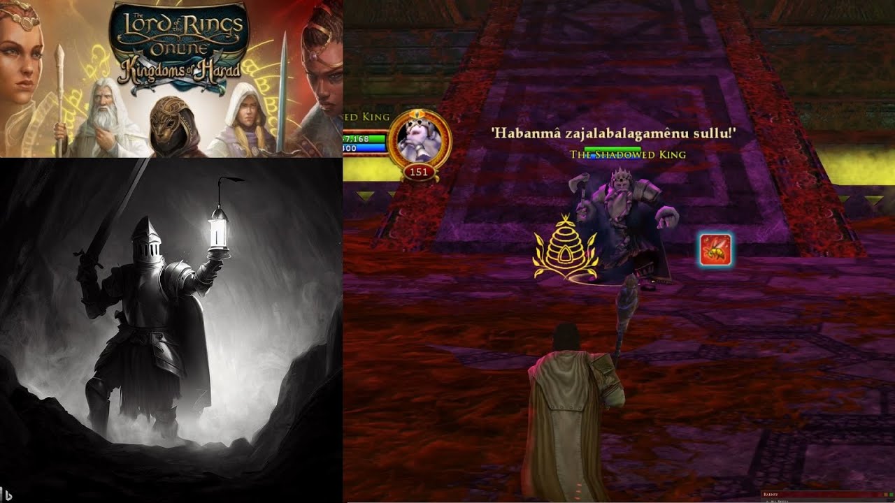 Lotro - Soloing for Gear - Chamber of Shadows (1,2,3 man instance) - Beorning (in 4k)