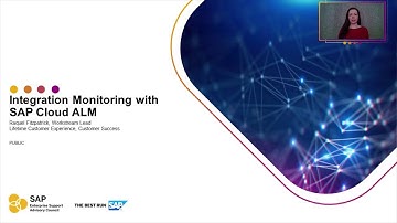 Overview video: Integration Monitoring with SAP Cloud ALM | ESAC 2021