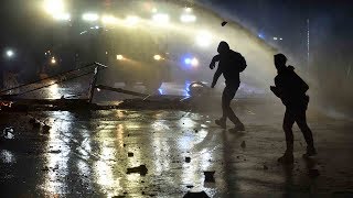 Anti-capitalist protests erupt outside the G20 Summit