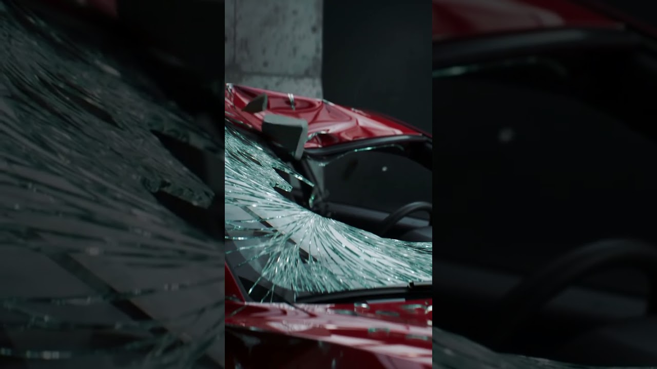 Insane Crash Test in Ultra Slow Motion!