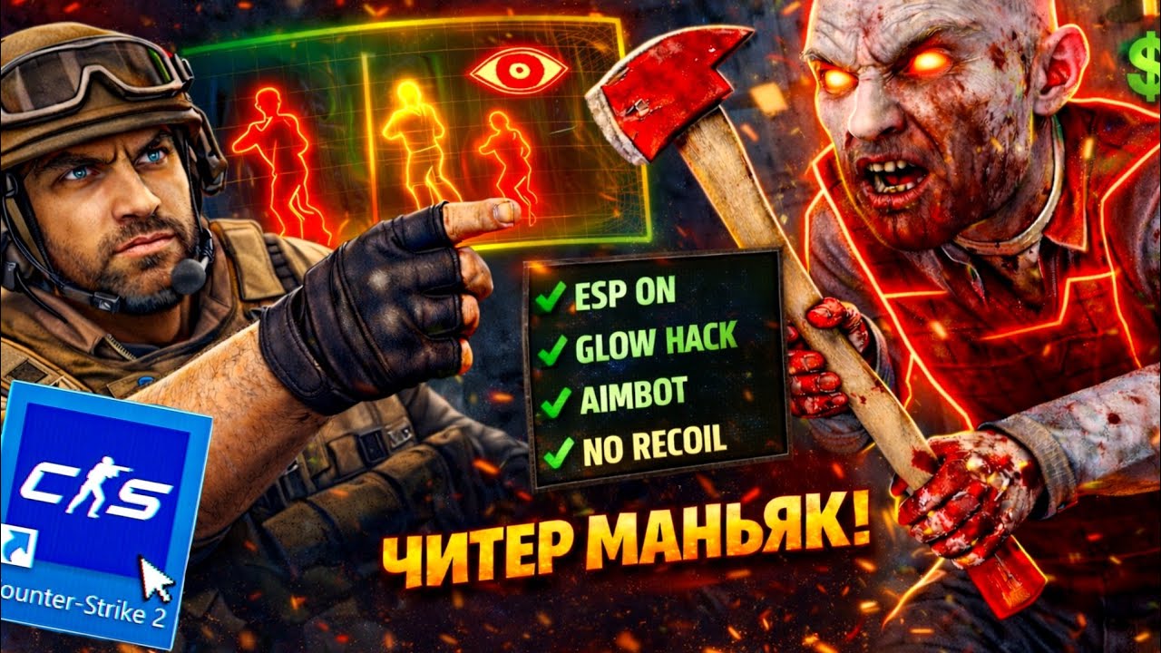 МАНЬЯК ВКЛЮЧИЛ ЧИТЫ И СТАЛ НЕОСТАНОВИМ в CS2!