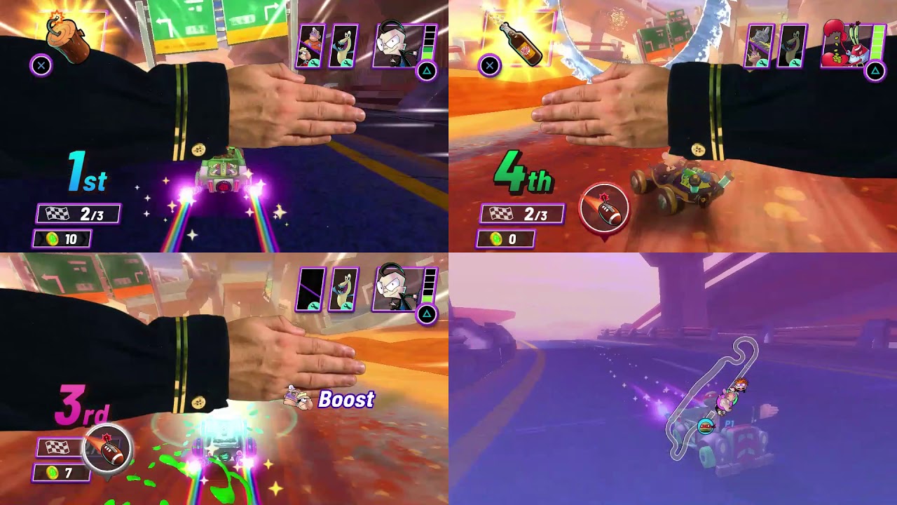 Nickelodeon Kart Racers 2: Grand Prix (PS4) - Local Multiplayer Recap