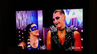 Raw Nikki Ash And Rhea Ripley Backstage Interview