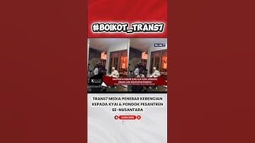 TRANS7 MEDIA PEMBENCI PONPES #trans7 #boikottrans7 #tranding #shorts #pondokpesantren #viral