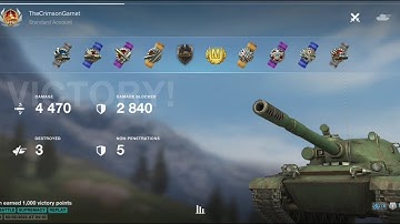 WoTBlitz Replay: WZ114 - Ace Tanker Mastery Badge