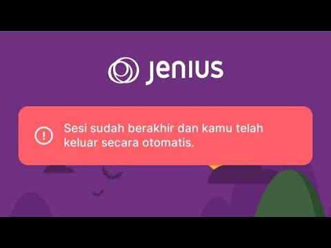 Tutorial cara mengatasi akun jenius tidak bisa login terbaru 2022