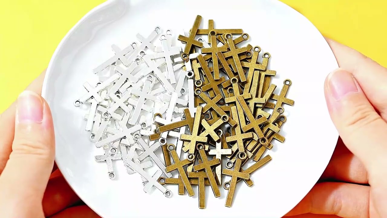 Crosses Charms Cross Bead Charms Jewelry Charms Pendants for DIY Necklace Bracelet Jewelry Making