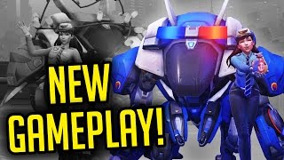 Overwatch: Officer D.Va- NEW GAMEPLAY! Police Sirens Showcased!