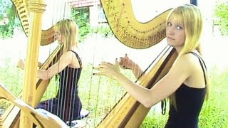 DISTURBIA (Rihanna) Harp Twins - Camille and Kennerly