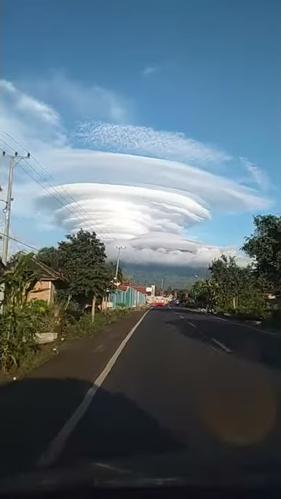 Fenomena Pagi ini di Tanggamus Lampung