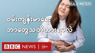 ဝမ်းကျန်းမာရေး ဘာတွေသတိထားရမလဲ - BBC News မြန်မာ