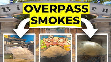 Essential CS2 OVERPASS Smokes 2025!