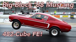 FE BigBlock | 1968 Mustang Running 9s the Old Fashioned Way!