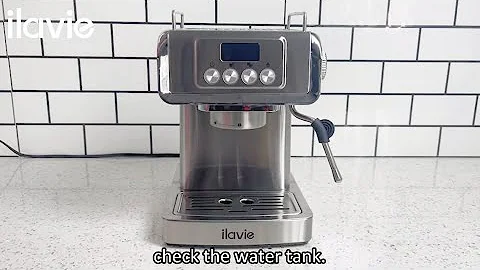 ILAVIE Espresso Machine K3 Tutorial