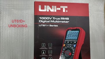 UNI-T UT61D+ Unboxing