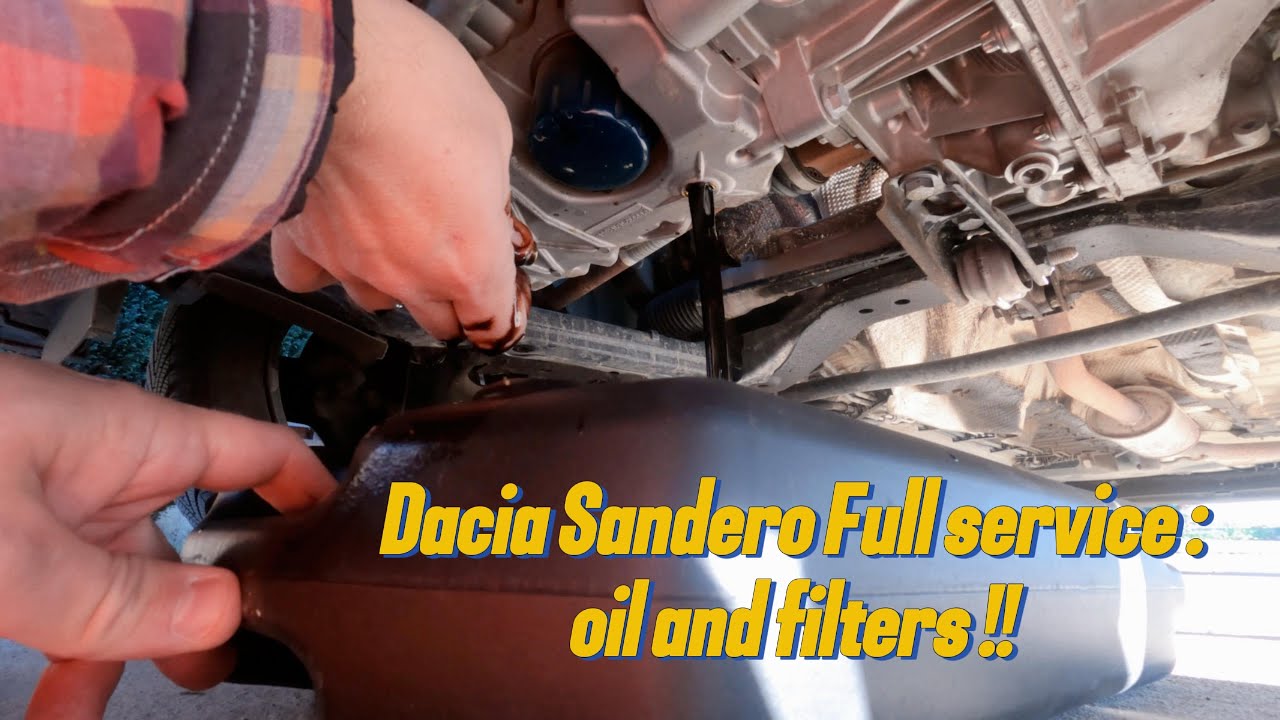 Dacia Sandero Stepway 1.0 SCe Замена масла и фильтров (полное ТО 1.0 SCe)