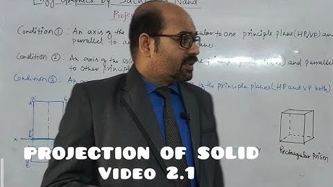PROJECTION OF SOLID VIDEO 2.1 - ENGINEERING GRAPHICS -CONDITION 3
