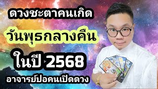 ดวงชะตา คนเกิดวันพุธกลางคืน ในปี 2568 โดย อาจารย์ปอคนเปิดดวง