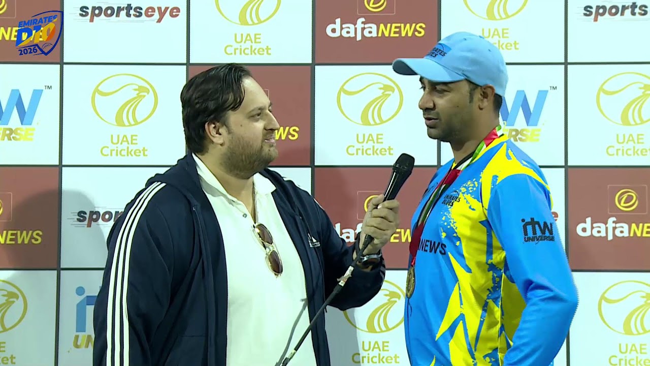 Emirates D10 Series 2026 - Emirates Blues vs Ajman Reds Match 4 - Sharjah Cricket Stadium