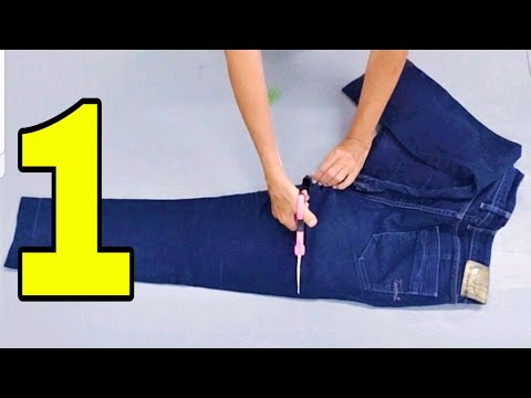 iNCREÍBLE RECICLAJE DE PANTALONES/JEANS/IDEAS.INCREDIBLE RECYCLING.- Fabiana Marquesini - 206