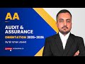 ACCA AA Orientation | Complete Course Guidance by Sir Umer Javed