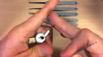 Basic Hook and Rake Lock Picking