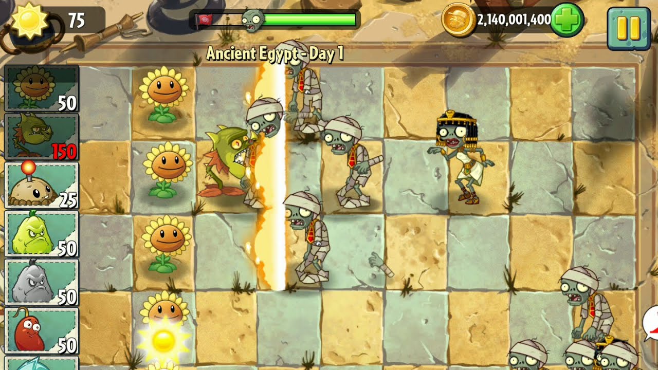 Plants vs. Zombies 2: Knight Zombie - Walls 360