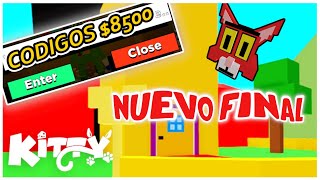 *CODIGOS* KITTY CAPITULO 2 FINAL SECRETO CODIGOS $8500 QUESITOS GRATIS KITTY ROBLOX NEW ENDING