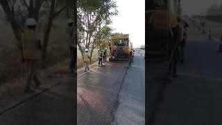 #amazing road construction machine #microsurfacing laying #blacktop #shortsfeed